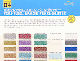 ポリ・フレックス Pearl&Glitter カラーチャート(5種セットの一部)