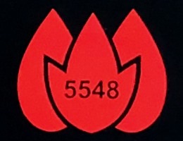 ポリ・フロック ネオンレッド 【5548】